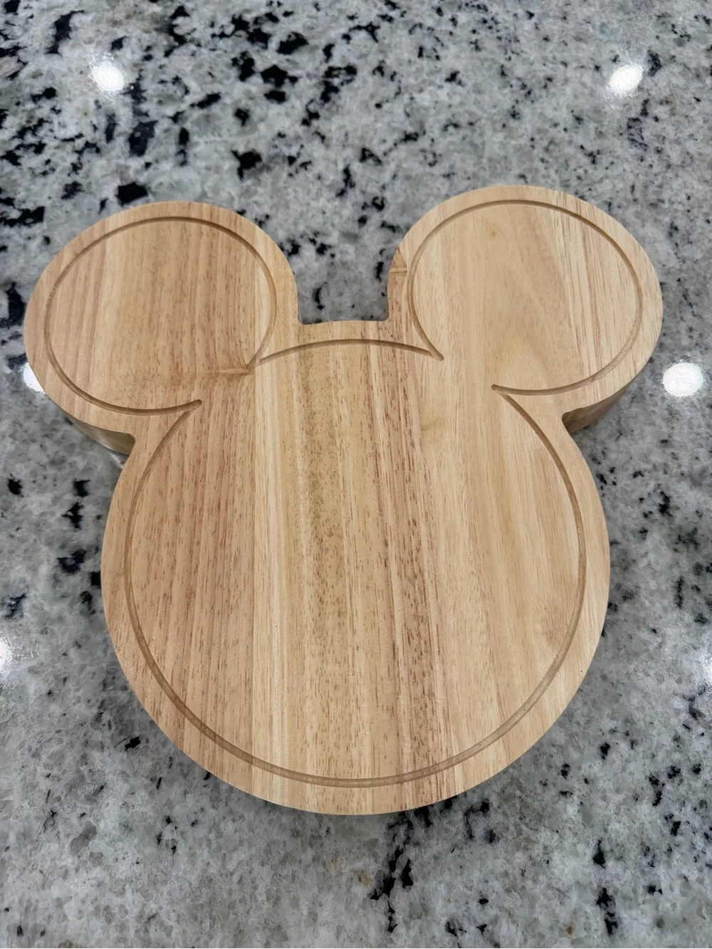 Disney Charcuterie Board with Utensils in Drawer Never used